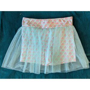 Mermaid Shorts with skirt overlay